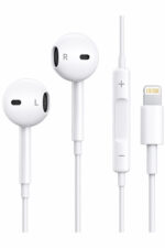Lightning Kablolu Kulaklık Beyaz Mikrofonlu Kontrol Tuşlu iPhone 14 13 12 11 X XR XS 8 7 SE Uyumlu Kulaklık