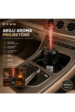 Araç İçi Koku Difüzörü Yıldız Gökyüzü Projektörü Ultrasonik Buharlı Aroma Makinesi ve Oda Kokulandırıcı - Görsel 4