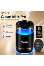 Araç İçi Difüzör Akıllı Oto Koku Makinesi Nano Mist 7 Renk Led Yedek Kartuşlu - Görsel 2