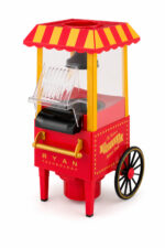 Mısır Patlatma Makinesi Yağsız Ev Tipi Popcorn Makinesi Nostaljik Retro Tasarım - Görsel 7