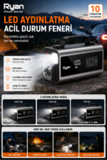 Akü Takviye Cihazı ve Hava Kompresörü 2000A Takviye ve 150 PSI 10in1 Set - Görsel 7