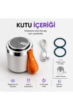MagSafe Uyumlu Manyetik Bluetooth Hoparlör Telefon Standı Taşınabilir Mini Hoparlör - Görsel 3