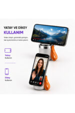 MagSafe Uyumlu Manyetik Bluetooth Hoparlör Telefon Standı Taşınabilir Mini Hoparlör - Görsel 5