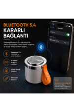 MagSafe Uyumlu Manyetik Bluetooth Hoparlör Telefon Standı Taşınabilir Mini Hoparlör - Görsel 7
