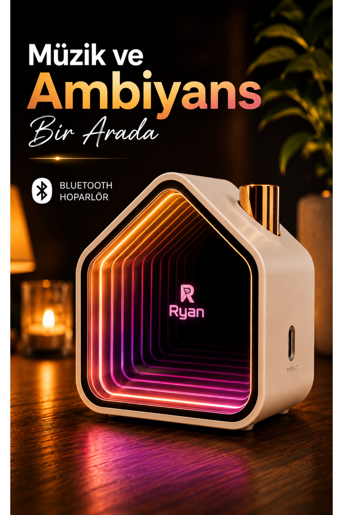 1_org_zoom Bluetooth Hoparlör Kablosuz Taşınabilir Şarjlı Mini Hoparlör TWS Çift Eşleştirme - Görsel 1