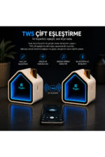Bluetooth Hoparlör Kablosuz Taşınabilir Şarjlı Mini Hoparlör TWS Çift Eşleştirme - Görsel 2