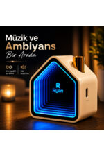Bluetooth Hoparlör Kablosuz Taşınabilir Şarjlı Mini Hoparlör TWS Çift Eşleştirme - Görsel 5