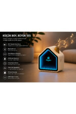 Bluetooth Hoparlör Kablosuz Taşınabilir Şarjlı Mini Hoparlör TWS Çift Eşleştirme - Görsel 8