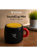 Mini Bluetooth Hoparlör Taşınabilir Kablosuz Speaker Kahve Kupa Tasarımlı - Görsel 2
