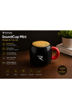 Mini Bluetooth Hoparlör Taşınabilir Kablosuz Speaker Kahve Kupa Tasarımlı - Görsel 3