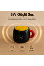 Mini Bluetooth Hoparlör Taşınabilir Kablosuz Speaker Kahve Kupa Tasarımlı - Görsel 5