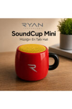 Mini Bluetooth Hoparlör Kahve Kupa Tasarımlı 5W Taşınabilir Kablosuz Speaker SoundCup RY-SC01 - Görsel 3