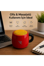 Mini Bluetooth Hoparlör Kahve Kupa Tasarımlı 5W Taşınabilir Kablosuz Speaker SoundCup RY-SC01 - Görsel 4