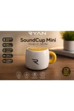 Bluetooth Hoparlör Taşınabilir Kablosuz Speaker Kahve Kupa Tasarımlı SoundCup RY-SC01 - Görsel 2