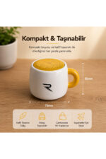 Bluetooth Hoparlör Taşınabilir Kablosuz Speaker Kahve Kupa Tasarımlı SoundCup RY-SC01 - Görsel 3