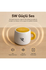 Bluetooth Hoparlör Taşınabilir Kablosuz Speaker Kahve Kupa Tasarımlı SoundCup RY-SC01 - Görsel 7