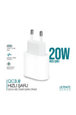 20W USB-C PD Hızlı Şarj Adaptörü | Type-C Güç Adaptörü | iPhone ve Android Uyumlu