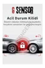 F6 4K 1080P Full HD 3 Kameralı GPS Wifi G Sensör Gece Görüşlü Ön Arka İç Kayıt Araç İçi Dışı Kamera - Görsel 5
