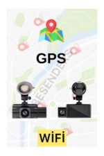 F6 4K 1080P Full HD 3 Kameralı GPS Wifi G Sensör Gece Görüşlü Ön Arka İç Kayıt Araç İçi Dışı Kamera - Görsel 7