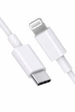 USB-C to Lightning Kablo 1 Metre Beyaz iPhone 14 13 12 11 SE X 8 Uyumlu Type-C Lightning Şarj ve Veri Kablosu