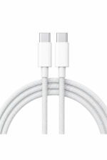 45W Type-C Hızlı Şarj Adaptörü USB-C to C Kablo Seti 1 Metre Beyaz - Görsel 2