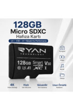 128GB Micro SD Hafıza Kartı U3 V30 A1 SDXC 4K Video Destekli Yüksek Hızlı Telefon Kamera Drone Hafıza Kartı