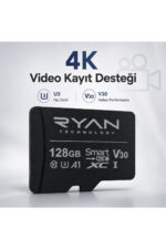 128GB Micro SD Hafıza Kartı U3 V30 A1 SDXC 4K Video Destekli Yüksek Hızlı Telefon Kamera Drone Hafıza Kartı - Görsel 5
