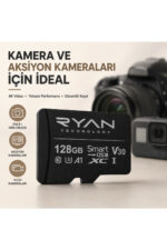 128GB Micro SD Hafıza Kartı U3 V30 A1 SDXC 4K Video Destekli Yüksek Hızlı Telefon Kamera Drone Hafıza Kartı - Görsel 7