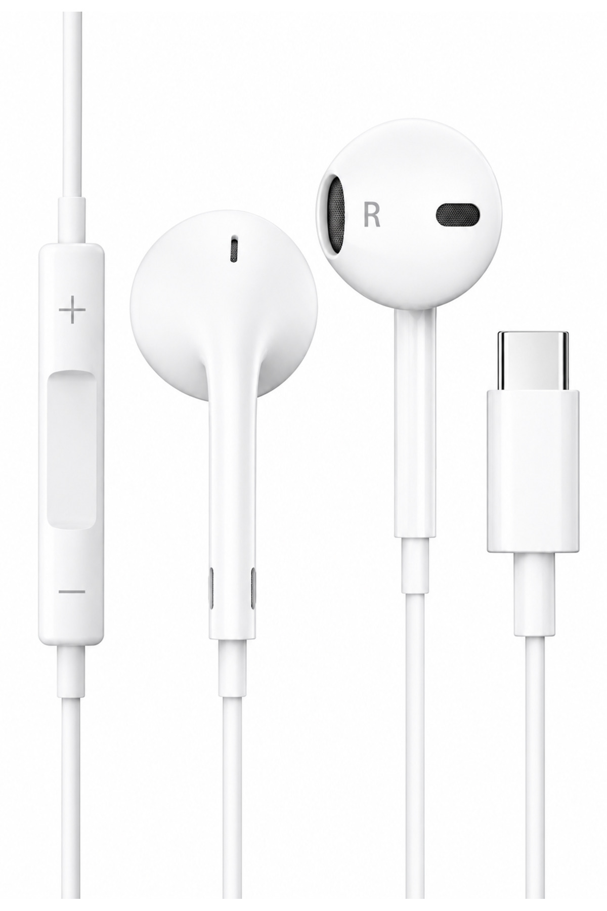 1_org_zoom Type-C Kulaklık USB-C Mikrofonlu Kablolu Kulak İçi Kulaklık iPhone 15 16 17 Uyumlu - Görsel 1