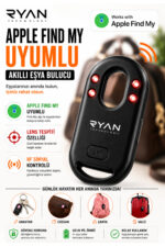 Akıllı Eşya Bulucu Find My Destekli Smart Tag Gizli Kamera Dedektörü Anti-Loss Konum Takipli - Görsel 3