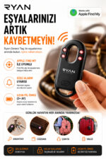 Akıllı Eşya Bulucu Find My Destekli Smart Tag Gizli Kamera Dedektörü Anti-Loss Konum Takipli - Görsel 4