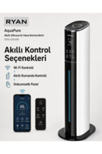 Ultrasonik Hava Nemlendirici 9 Litre Wi-Fi Kontrollü Uzaktan Kumandalı Sessiz Buhar Makinesi RYN-SH09W