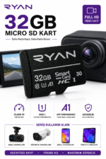 32GB Micro SD Hafıza Kartı U3 V30 A1 SDHC 4K Video Destekli Yüksek Hızlı Telefon Kamera Drone Hafıza Kartı - Görsel 5