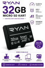 32GB Micro SD Hafıza Kartı U3 V30 A1 SDHC 4K Video Destekli Yüksek Hızlı Telefon Kamera Drone Hafıza Kartı - Görsel 4