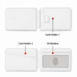 MagSafe Cüzdan Kartlık Güçlü Manyetik Standlı Telefon Kartlığı iPhone Uyumlu Deri Cüzdan - Görsel 3