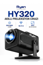 Akıllı Mini Projektör Ev Sinema Projeksiyon Cihazı 2GB RAM 16GB ROM HY320